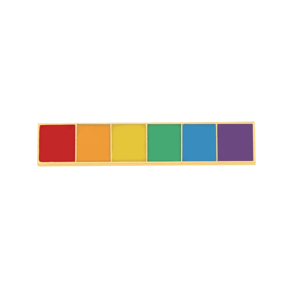 LGBT Flag Rainbow Heart Brooch Peace and Love Enamel Pins Clothes Bag Lapel Pin Gay Lesbian Pride Icon Badge Unisex Jewelry Gift Quick Pick Grocers