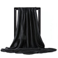 Luxury Brand Silk Scarf Women Satin Solid color Hijab Scarves Muslim Pareo Bandana Female Shawl Wrap Headband Foulard 90*90cm Quick Pick Grocers