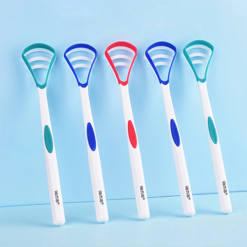 Y-Kelin Tongue Scraper Oral  Cleaner Brush Fresh Breath Cleaning Coated  Toothbrush  Hygiene Care Tools Econic Blanks