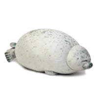 Angry Blob Seal Pillow Chubby 3D Novelty Sea Lion Doll Plush Stuffed Toy Baby Sleeping Throw Pillow Gifts for Kids Girls Econic Blanks