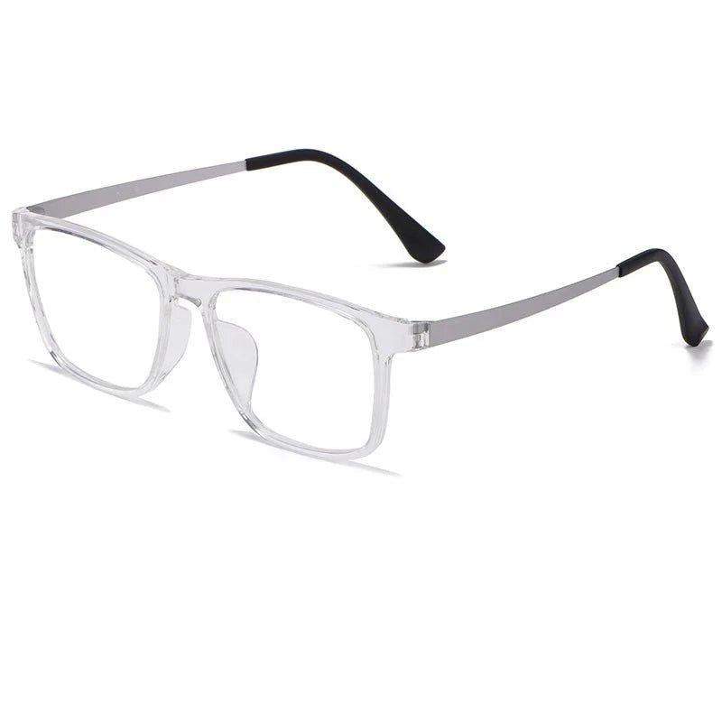 YIMARUILI Ultra Light Fashion Men's Glasses Frames Square Comfortable Pure Titanium Optical Prescription Big Eyeglasses HR3068 Econic Blanks