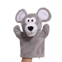 Stuffed Plush Animals Toys Hand Finger Story Puppet Kawaii Dolls Educational Baby Toys Lion Elephant Bunny Monkey Children GIft Purest Peak