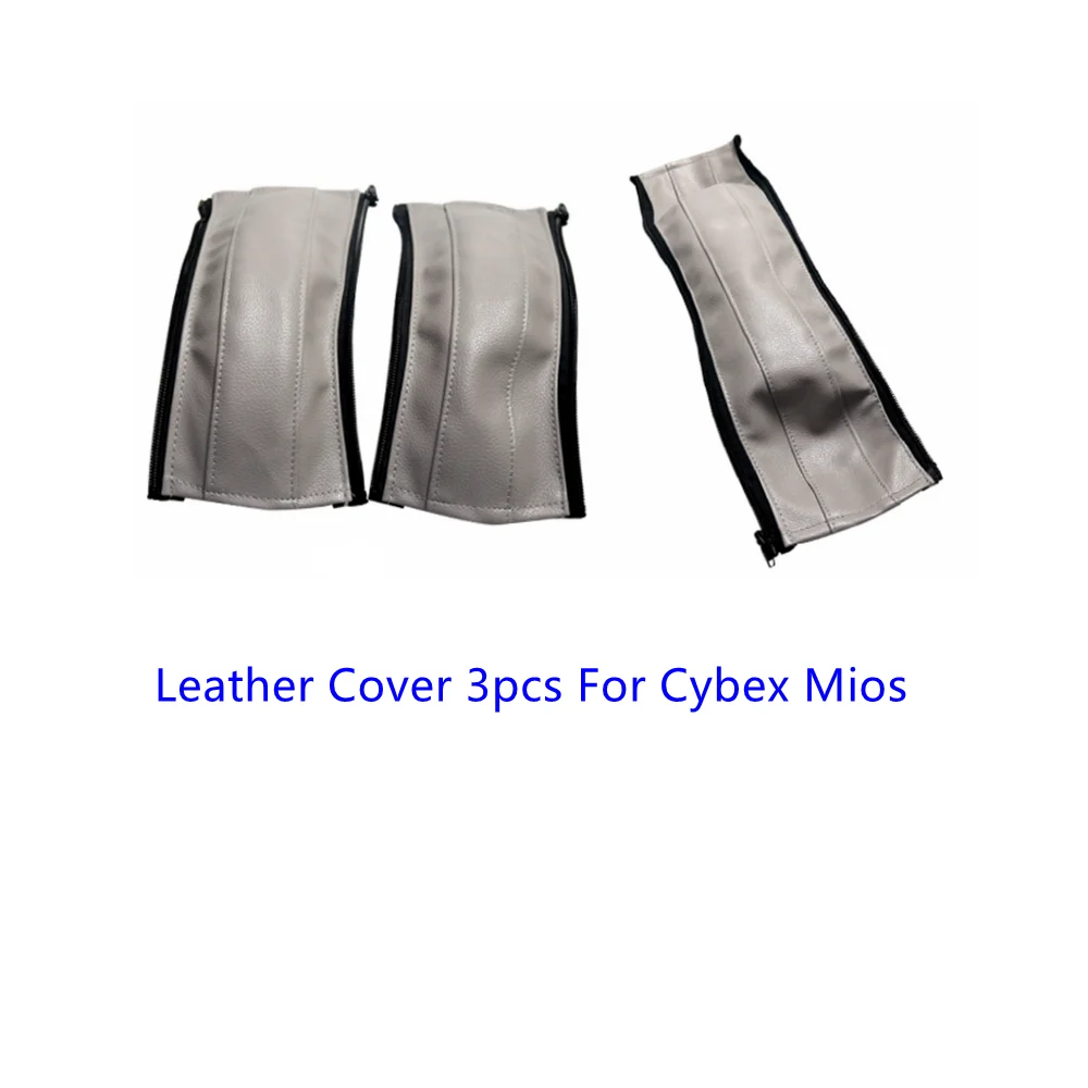 Stroller PU Leather Handle Covers Fit For Cybex Mios Pram Bumper Sleeve Case Armrests Protective Cover Stroller Accessories Quick Pick Grocers