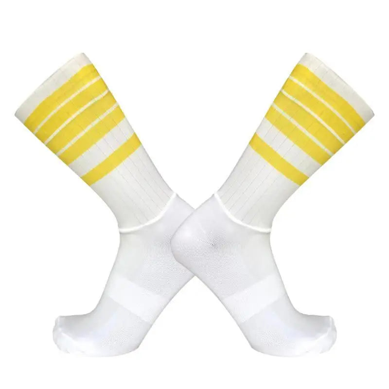 New Summer Breathable Cycling Socks Men Anti Slip Seamless Aero Bike Wearproof Road Calcetines Ciclismo Quick Pick Grocers