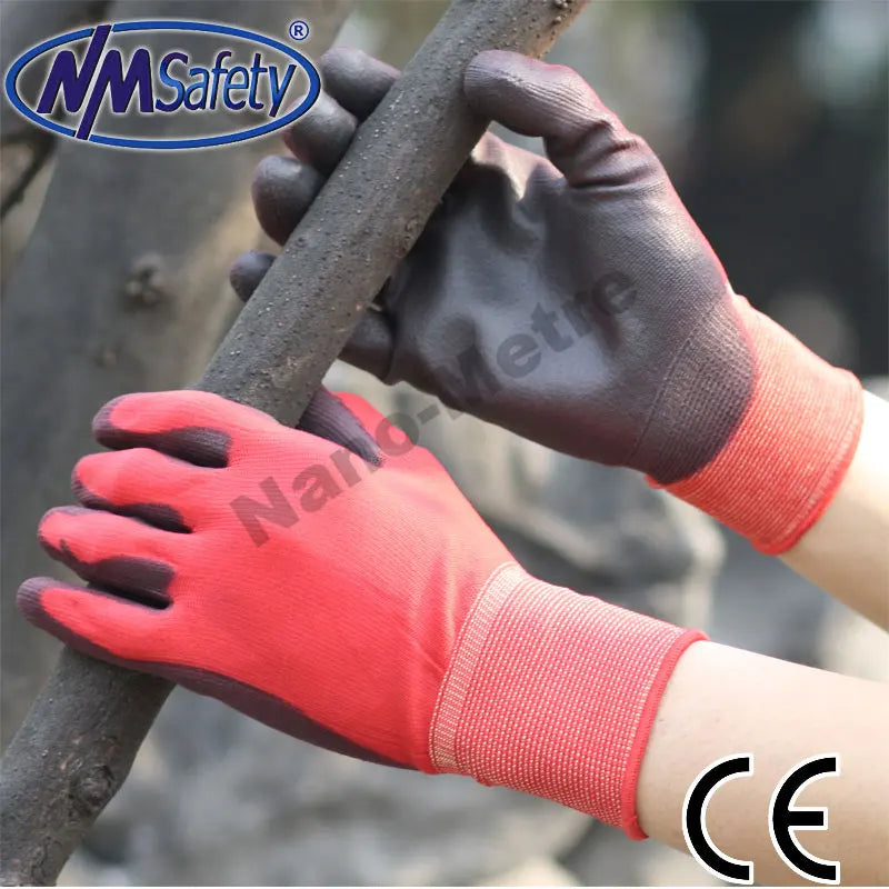 24Pieces/12Pairs Professional Working Protective Gloves For Men Construction Women Garden Nylon Running Glove Obtained CE EN388. Econic Blanks