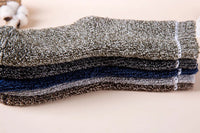 Winter Men's Merino Wool Socks Super Thick Warm High Quality Harajuku Retro Snow Casual Antifreeze Socks 5 Pair Quick Pick Grocers