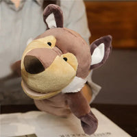 Stuffed Plush Animals Toys Hand Finger Story Puppet Kawaii Dolls Educational Baby Toys Lion Elephant Bunny Monkey Children GIft Purest Peak