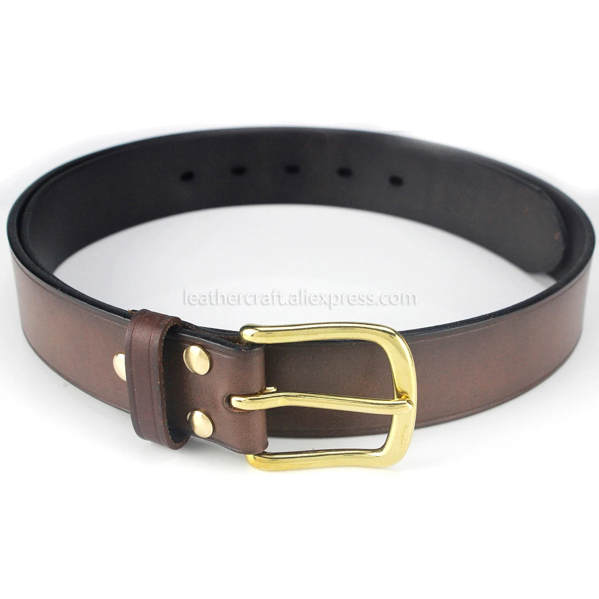 Solid Brass Belt Buckle End Bar Heel bar Buckle Single Pin Belt Half Buckle For Leather Craft Bag Strap Jeans Webbing Dog Collar Quick Pick Grocers
