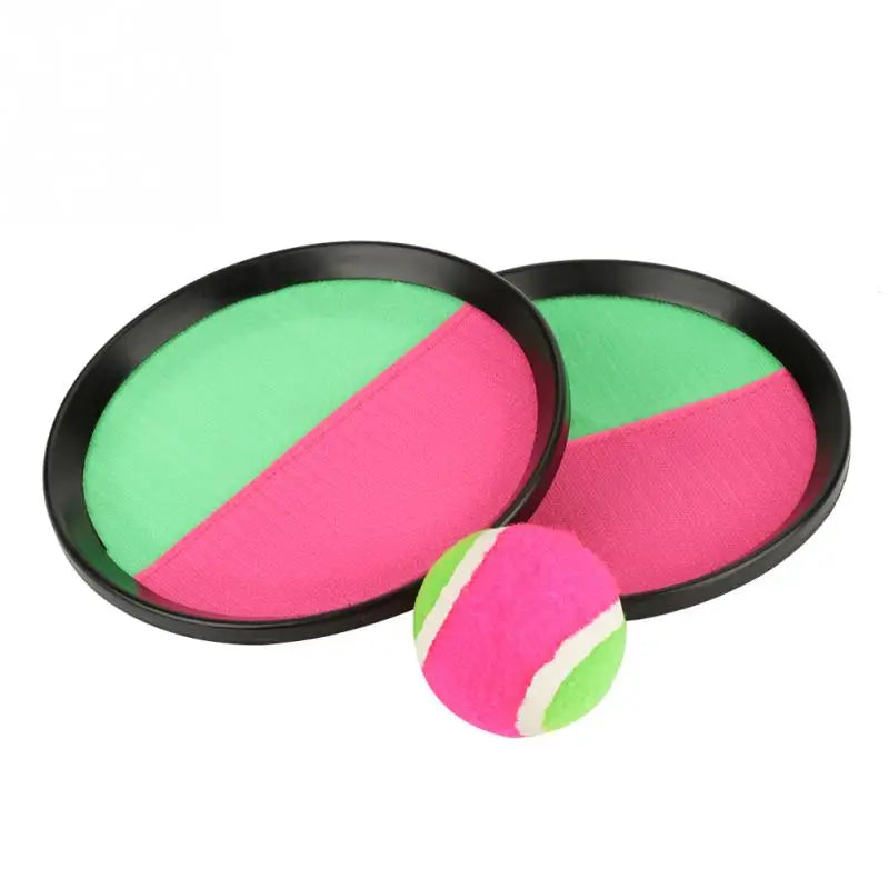 1Set Kids Sucker Sticky Ball Toy Outdoor Sports Catch Ball Game Set Throw And Catch Parent-Child Interactive Outdoor Toys Quick Pick Grocers
