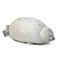 Angry Blob Seal Pillow Chubby 3D Novelty Sea Lion Doll Plush Stuffed Toy Baby Sleeping Throw Pillow Gifts for Kids Girls Econic Blanks