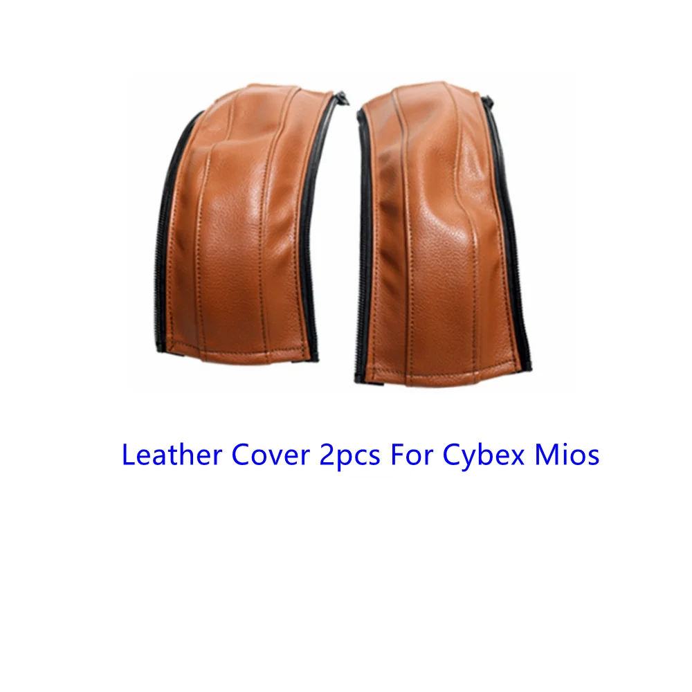 Stroller PU Leather Handle Covers Fit For Cybex Mios Pram Bumper Sleeve Case Armrests Protective Cover Stroller Accessories Quick Pick Grocers