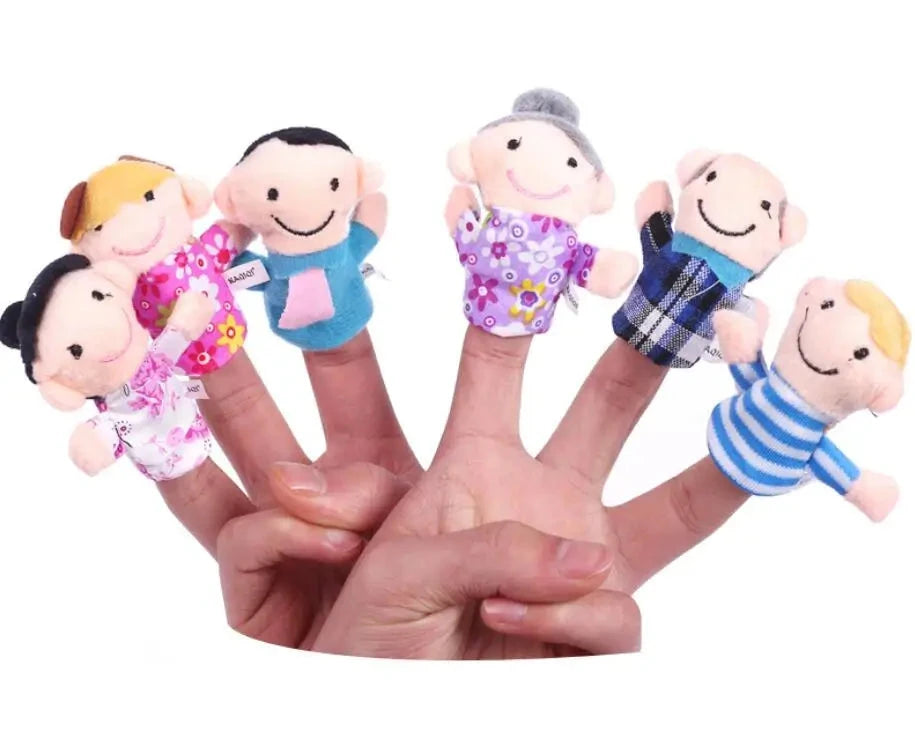 Hand Finger Puppets Plush Set – Animal Cartoon Toys for Kids Econic Blanks