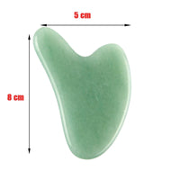 Natural Stone Jade Gouache Scraper Rose Quartz Facial Gua Sha Tools Neck Massager for Face Lifting Wrinkle Remover Beauty Health Quick Pick Grocers