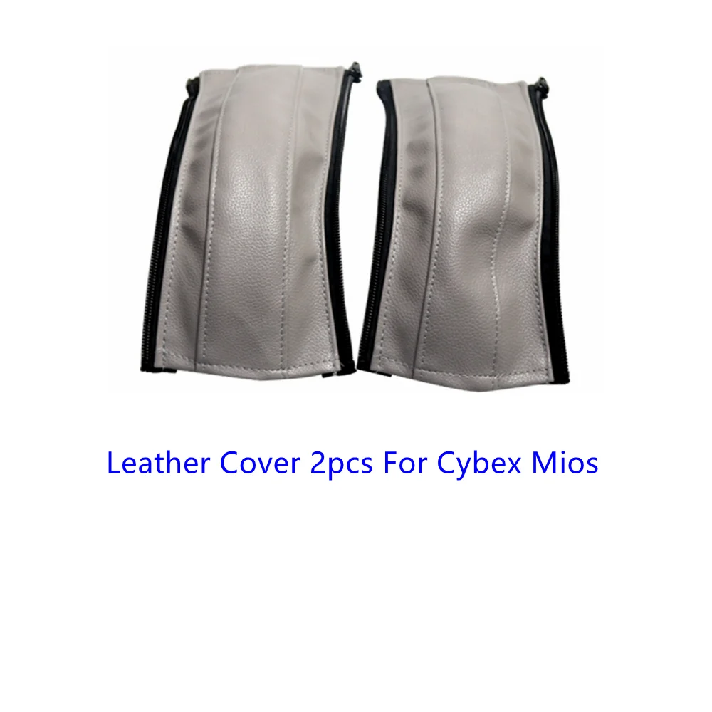Stroller PU Leather Handle Covers Fit For Cybex Mios Pram Bumper Sleeve Case Armrests Protective Cover Stroller Accessories Quick Pick Grocers