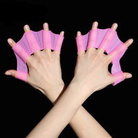 Silicone Swimming Fins Flipper Men Women Child Swim Pool Sport Professional Training Finger Hand Webbed Gloves Paddles Equipment Quick Pick Grocers