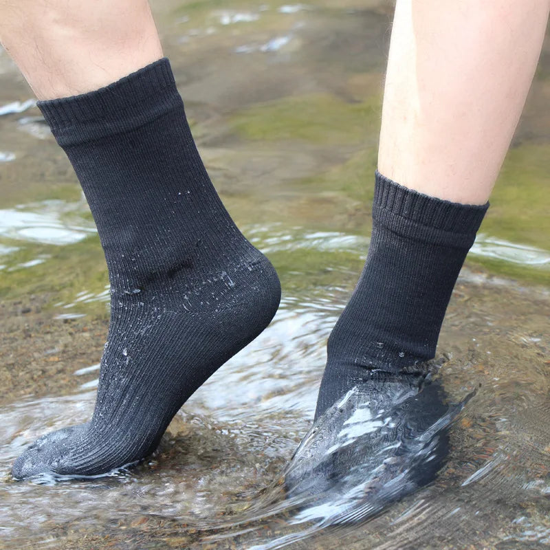 Waterproof Socks Breathable Outdoor Waterproof Hiking Wading Camping Winter Skiing Sock Riding Snow Warm Waterproof Socks Quick Pick Grocers