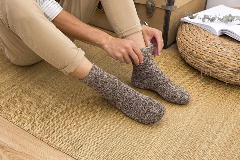 Winter Men's Merino Wool Socks Super Thick Warm High Quality Harajuku Retro Snow Casual Antifreeze Socks 5 Pair Quick Pick Grocers