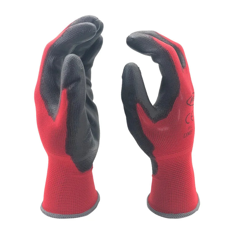 24Pieces/12Pairs Professional Working Protective Gloves For Men Construction Women Garden Nylon Running Glove Obtained CE EN388. Econic Blanks