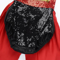 Infant Baby Girls Ringmaster Circus Costume Rompers Sleeveless Sequined Bowknot Romper for Halloween Cosplay Party Dress Up Quick Pick Grocers
