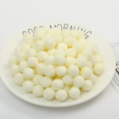 Pompoms 8/10/15/20/25/30mm Soft Pompons Colorful Fluffy Plush Craft DIY Pom Pom Fur Ball Pon Pon Home Decoration Kids Toys 10g Econic Blanks