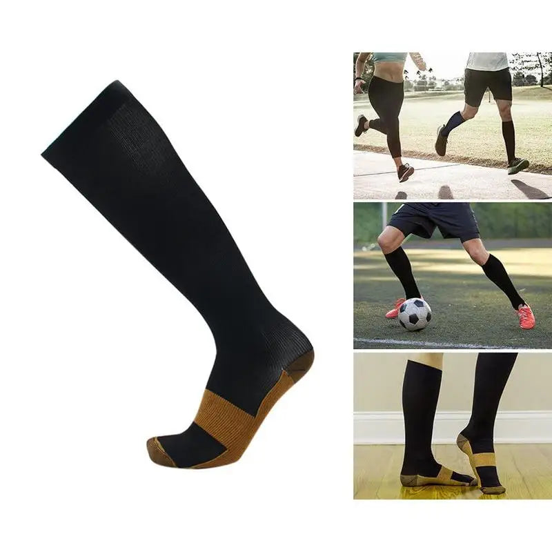 Compression Socks Varicose Veins Men's And Women's Sports Socks Football 20-30 Mmhg Elastic Anti Fatigue Pain Relief Wholesale Quick Pick Grocers
