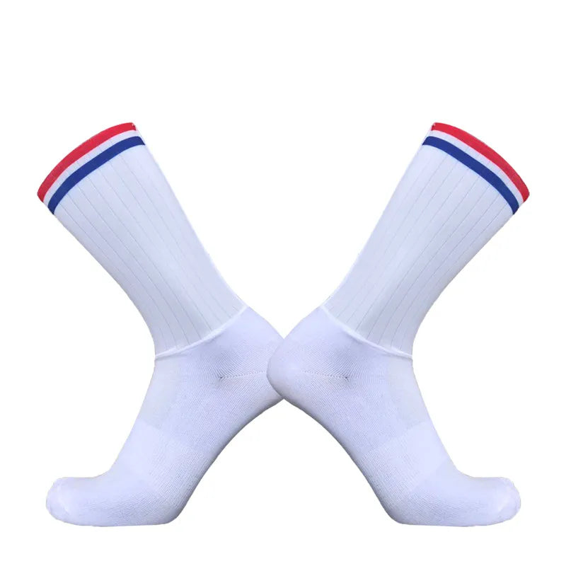 New Summer Breathable Cycling Socks Men Anti Slip Seamless Aero Bike Wearproof Road Calcetines Ciclismo Quick Pick Grocers