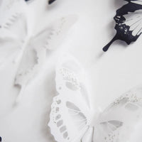 18Pcs/Set Crystal Butterfly Wall Sticker Garden Beautiful 3D Butterflies Room Home Decor Stickers Wedding Decoration Art Decals Quick Pick Grocers