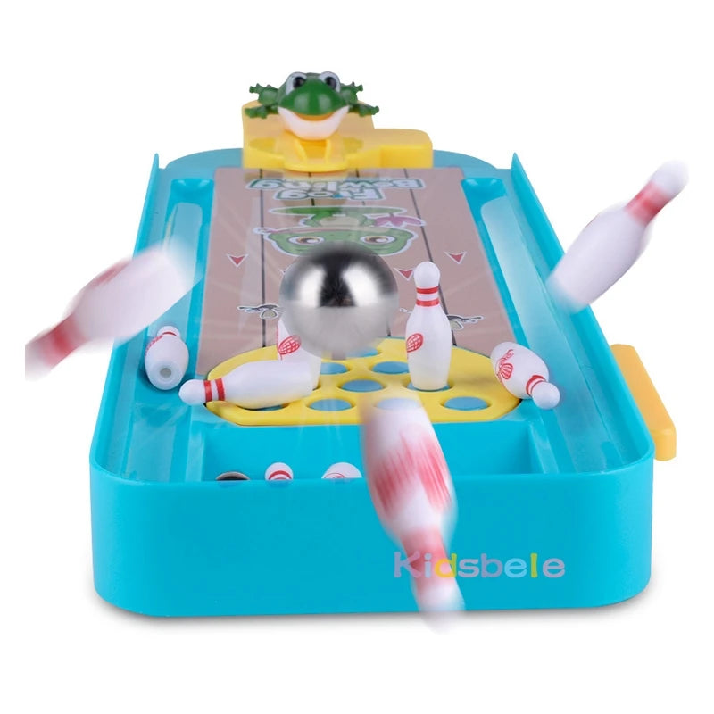 Mini Desktop Bowling Game Toy Funny Indoor Parent-Child Interactive Table Sports Game Toy Bowling Educational Gift For Kids Econic Blanks