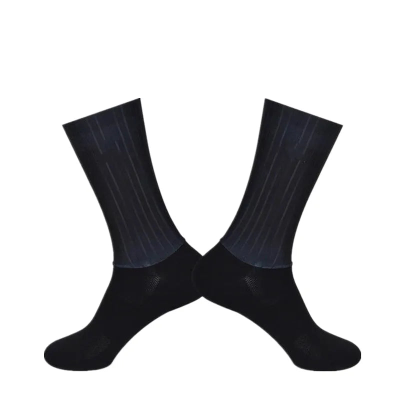 New Summer Breathable Cycling Socks Men Anti Slip Seamless Aero Bike Wearproof Road Calcetines Ciclismo Quick Pick Grocers
