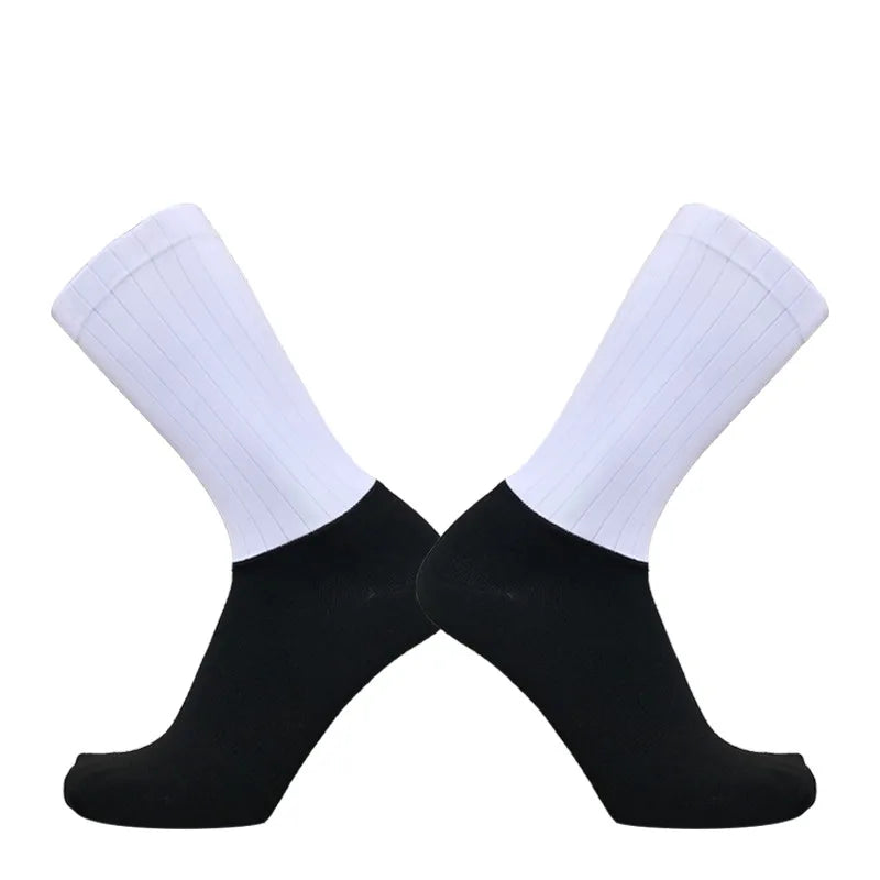 New Summer Breathable Cycling Socks Men Anti Slip Seamless Aero Bike Wearproof Road Calcetines Ciclismo Quick Pick Grocers