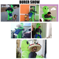 ET-Aliens Inflatable Costume Scary Monster Cosplay For Adult Kids Thanksgiving Christmas Party Festival Stage Children Clothing Quick Pick Grocers