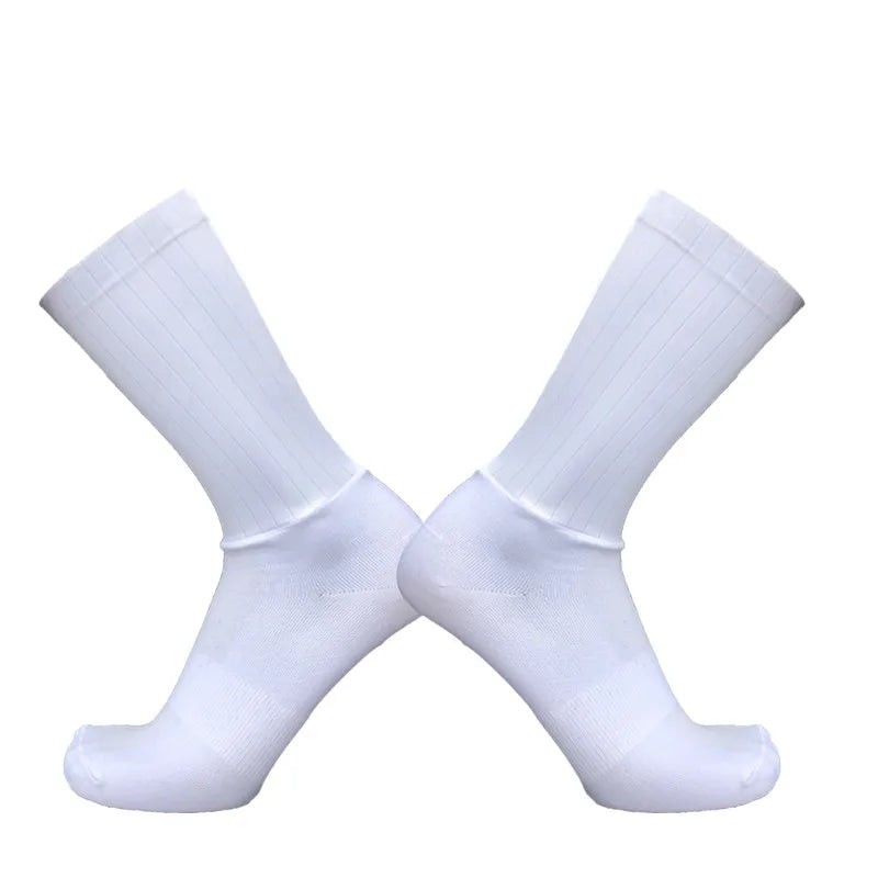 New Summer Breathable Cycling Socks Men Anti Slip Seamless Aero Bike Wearproof Road Calcetines Ciclismo Quick Pick Grocers