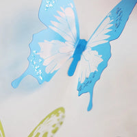 18Pcs/Set Crystal Butterfly Wall Sticker Garden Beautiful 3D Butterflies Room Home Decor Stickers Wedding Decoration Art Decals Quick Pick Grocers