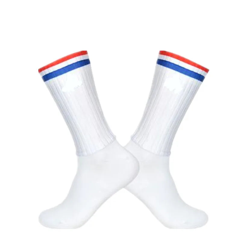 New Summer Breathable Cycling Socks Men Anti Slip Seamless Aero Bike Wearproof Road Calcetines Ciclismo Quick Pick Grocers
