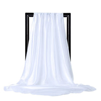 Luxury Brand Silk Scarf Women Satin Solid color Hijab Scarves Muslim Pareo Bandana Female Shawl Wrap Headband Foulard 90*90cm Quick Pick Grocers