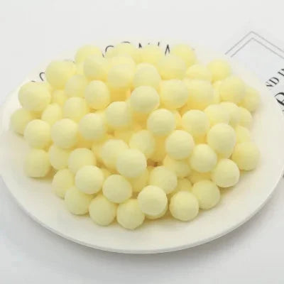 Pompoms 8/10/15/20/25/30mm Soft Pompons Colorful Fluffy Plush Craft DIY Pom Pom Fur Ball Pon Pon Home Decoration Kids Toys 10g Econic Blanks