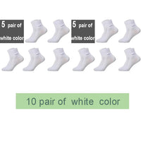 10Pairs/Lot Men Bamboo Socks Brand Comfortable Breathable Casual Business Men's Crew Socks High Quality Guarantee Sox Male Gift Quick Pick Grocers