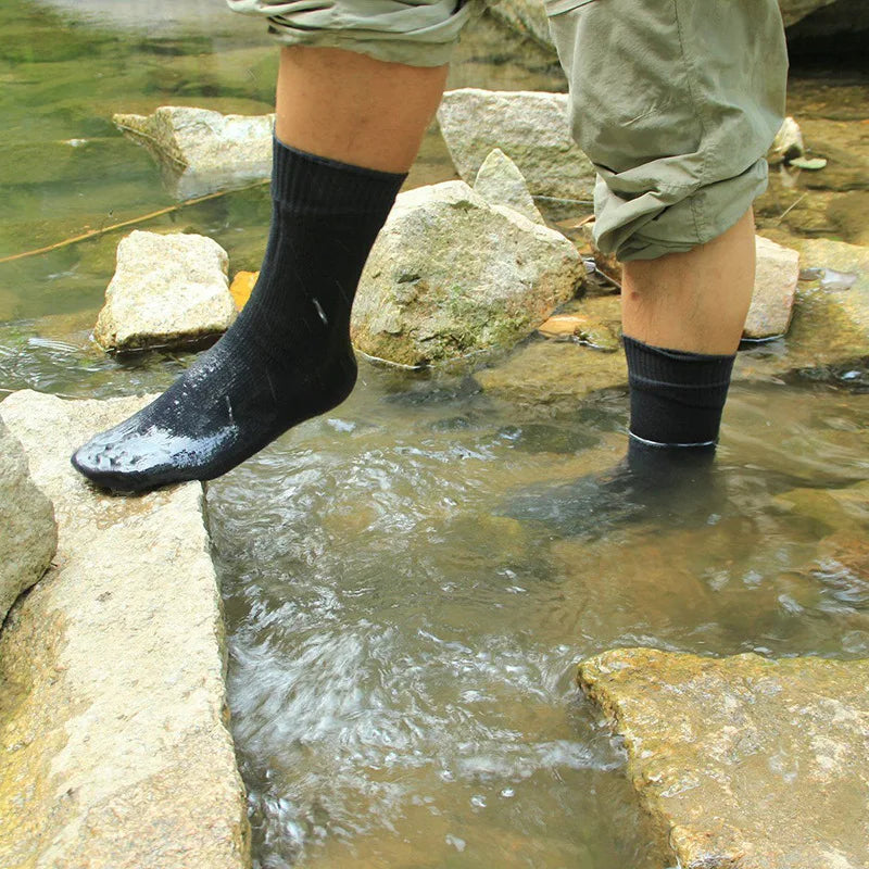 Waterproof Socks Breathable Outdoor Waterproof Hiking Wading Camping Winter Skiing Sock Riding Snow Warm Waterproof Socks Quick Pick Grocers