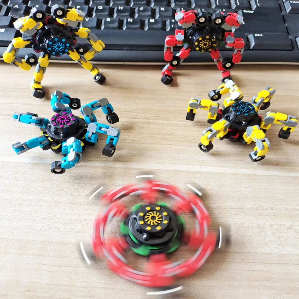 Deformed Fidget Spinner Chain Toys For Children Antistress Hand Spinner Vent Toys Adult Stress Relief Fidget Sensory Gyro Gift Econic Blanks