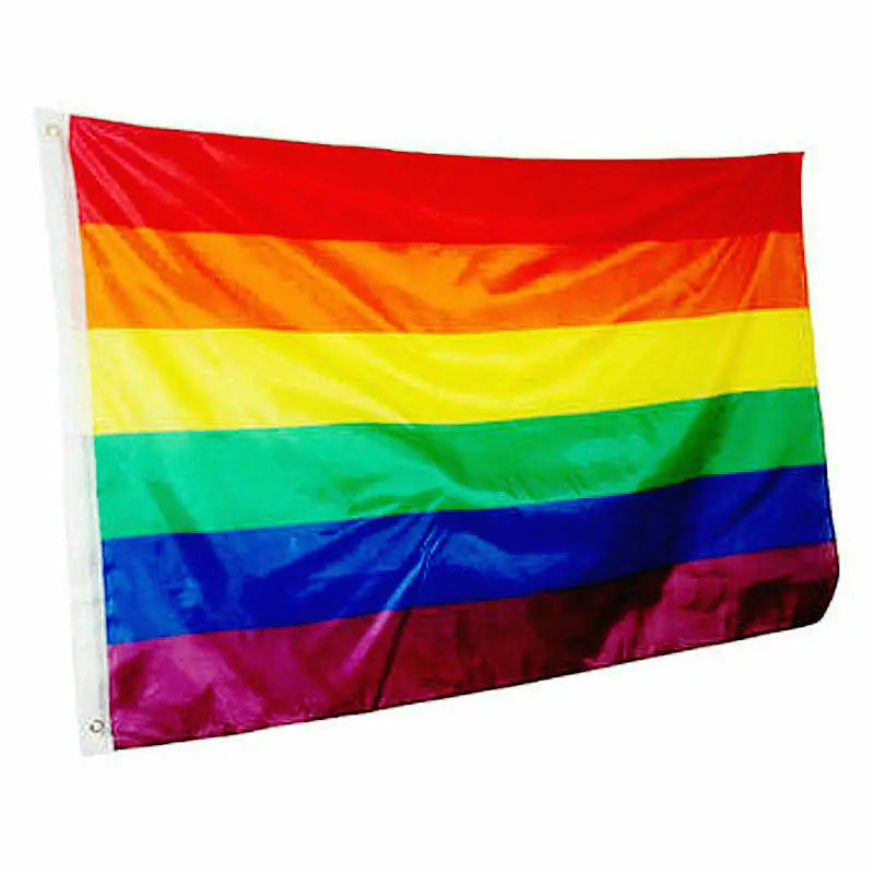 Colorful Rainbow Flag 90x150cm 100D Polyester lgbt flag Gay Pride Peace Flags Homosexual Philadelphia Philly Lesbian Flag Quick Pick Grocers