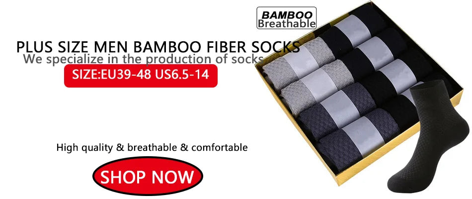 High Quality 10Pairs Men Socks Combed cotton 100% Summer Sports Sock Plus Size EUR38-48 Quick Pick Grocers