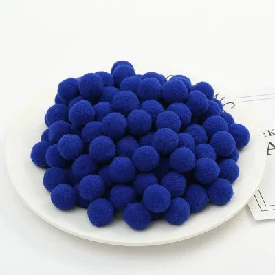 Pompoms 8/10/15/20/25/30mm Soft Pompons Colorful Fluffy Plush Craft DIY Pom Pom Fur Ball Pon Pon Home Decoration Kids Toys 10g Econic Blanks