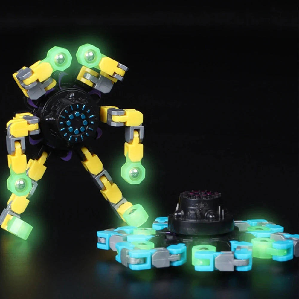 Deformed Fidget Spinner Chain Toys For Children Antistress Hand Spinner Vent Toys Adult Stress Relief Fidget Sensory Gyro Gift Econic Blanks
