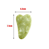 Natural Stone Jade Gouache Scraper Rose Quartz Facial Gua Sha Tools Neck Massager for Face Lifting Wrinkle Remover Beauty Health Quick Pick Grocers