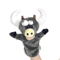 Stuffed Plush Animals Toys Hand Finger Story Puppet Kawaii Dolls Educational Baby Toys Lion Elephant Bunny Monkey Children GIft Purest Peak