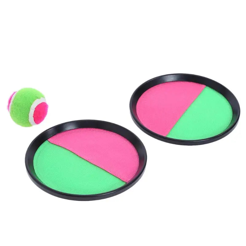 1Set Kids Sucker Sticky Ball Toy Outdoor Sports Catch Ball Game Set Throw And Catch Parent-Child Interactive Outdoor Toys Quick Pick Grocers
