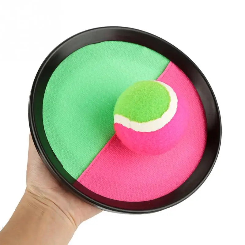 1Set Kids Sucker Sticky Ball Toy Outdoor Sports Catch Ball Game Set Throw And Catch Parent-Child Interactive Outdoor Toys Quick Pick Grocers