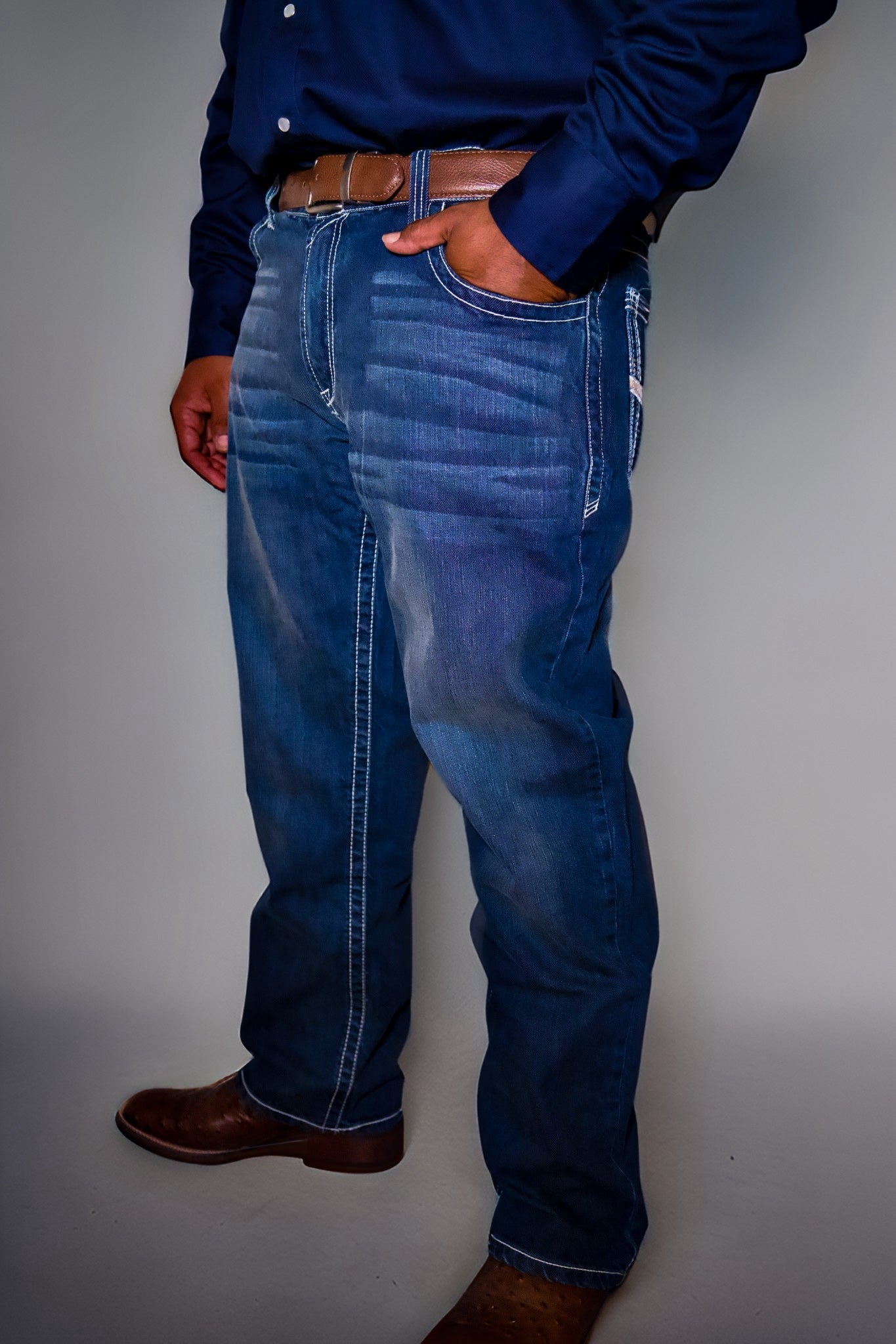 FR Boot Cut Relaxed Fit Jeans - Alpha Static FR