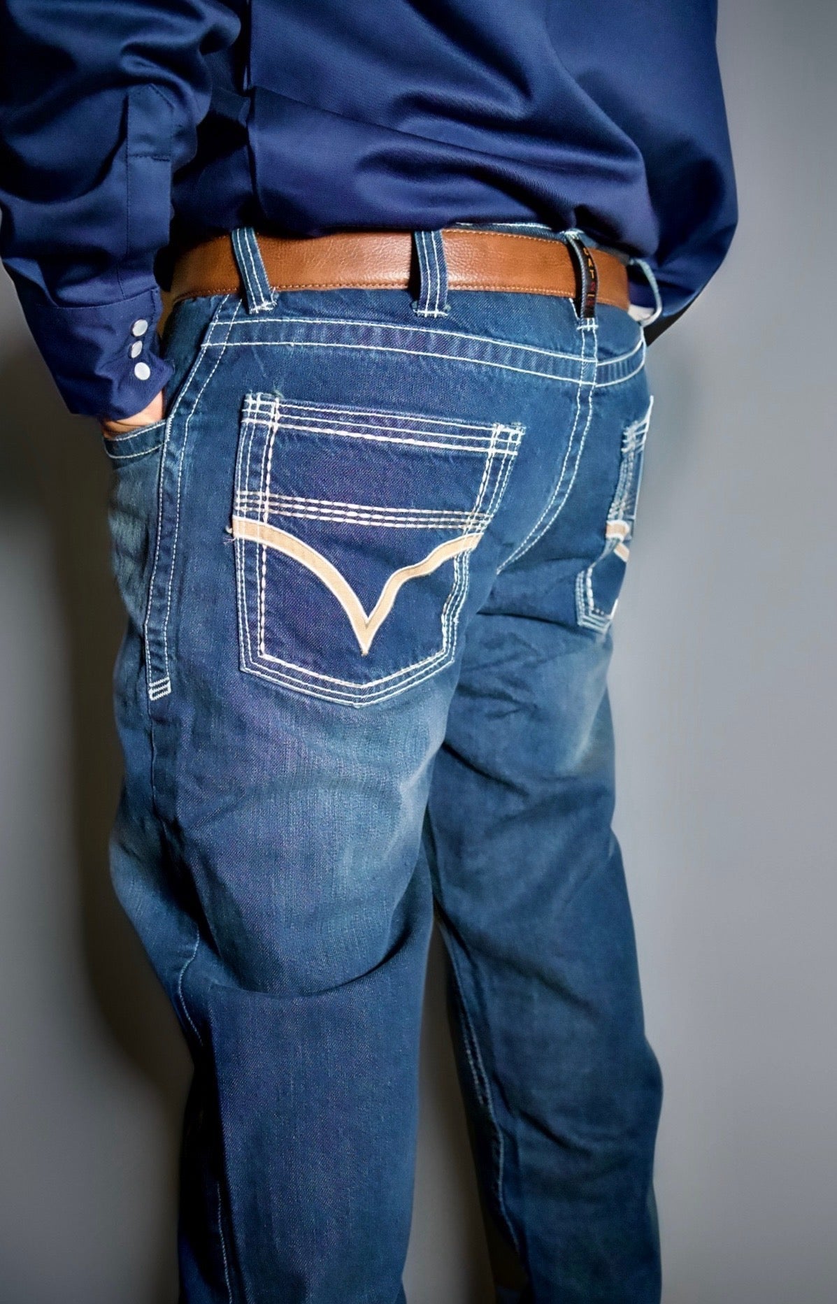 FR Boot Cut Relaxed Fit Jeans - Alpha Static FR