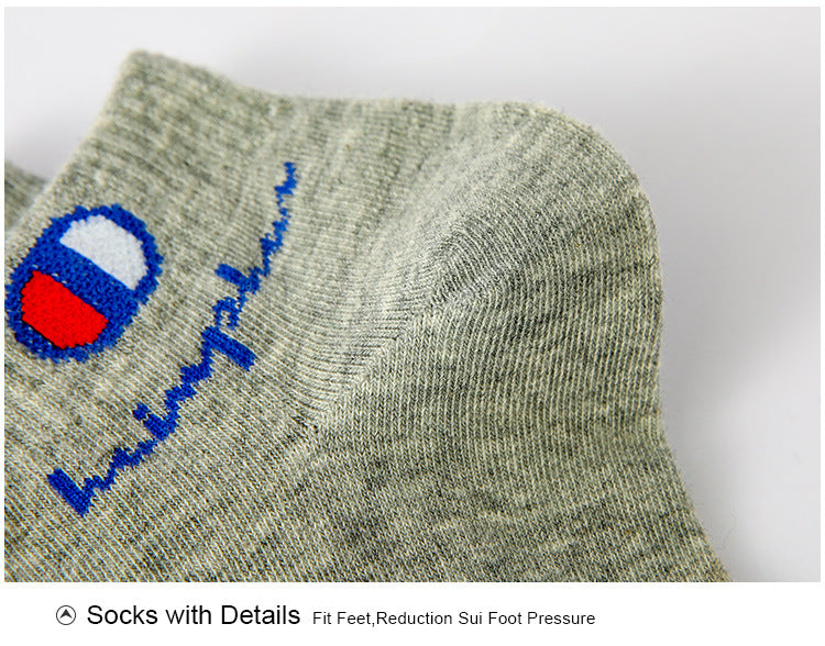 5/10/20 Pairs Men Ankle Socks Cotton Brand Classic Fashion Black White Socks Breathable Mesh Athletic Sports Socks for Summer Quick Pick Grocers